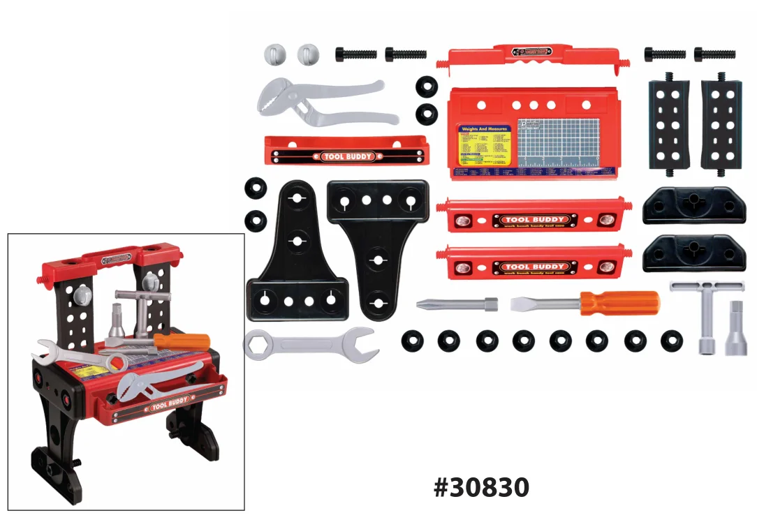 Kids Tool Box Free Sample Workbench Toy Repair Station Electric Power Tool Toy Pretend Play Toy Factory