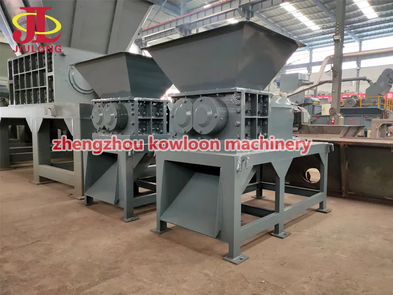 Steel waste shredding machine mini scrap metal small industrial shredder