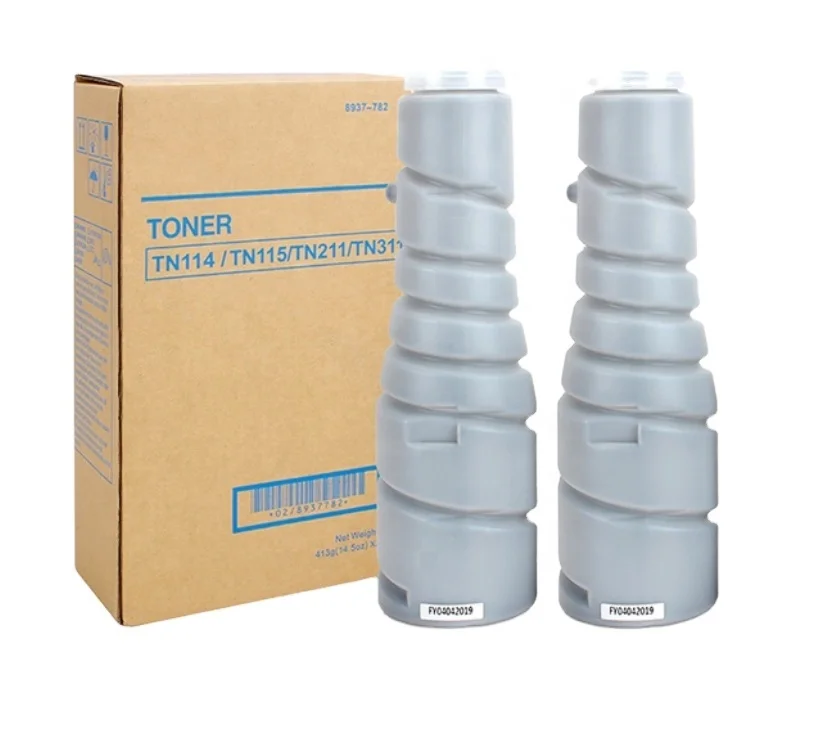 Compatible Toner Cartridge for Konica Minolta TN114 TN115 Toner For Bizhub 162 180 181 210 211 7516 7521