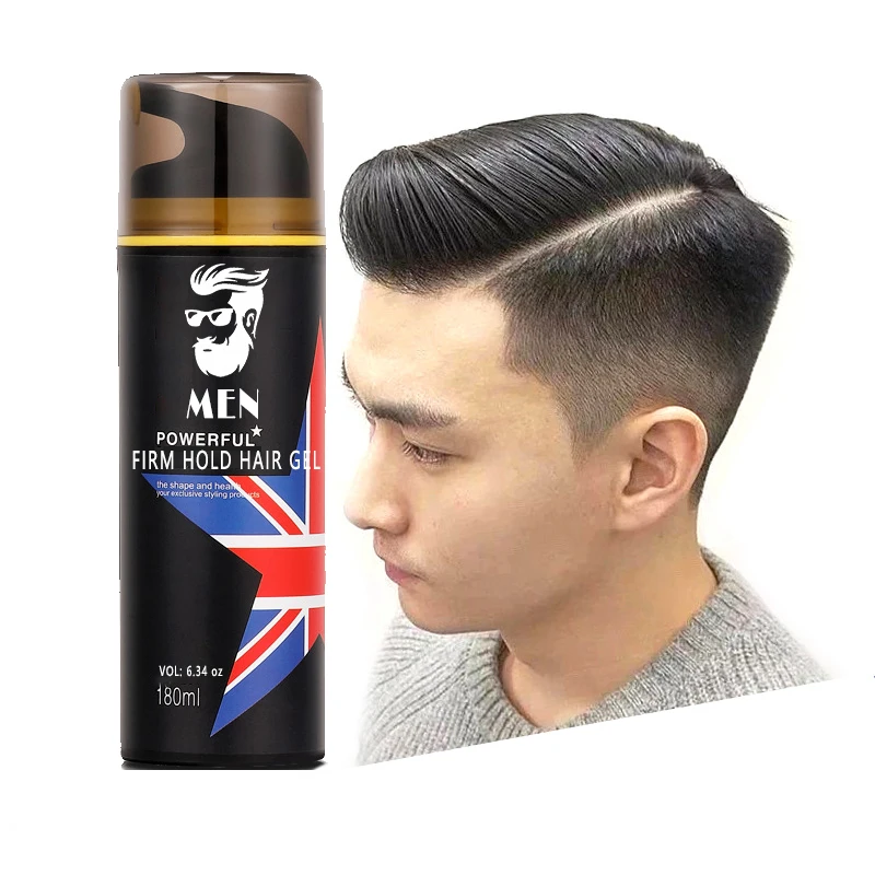 UUFINE Factory private label no alcohol firm hold men long lasting hair styling gel for barber men