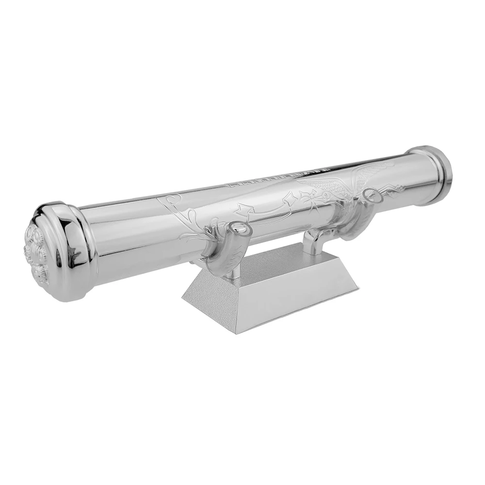 wholesale custom sleek metal paper certificate scroll holders keepsake baby birth certificate tube holder
