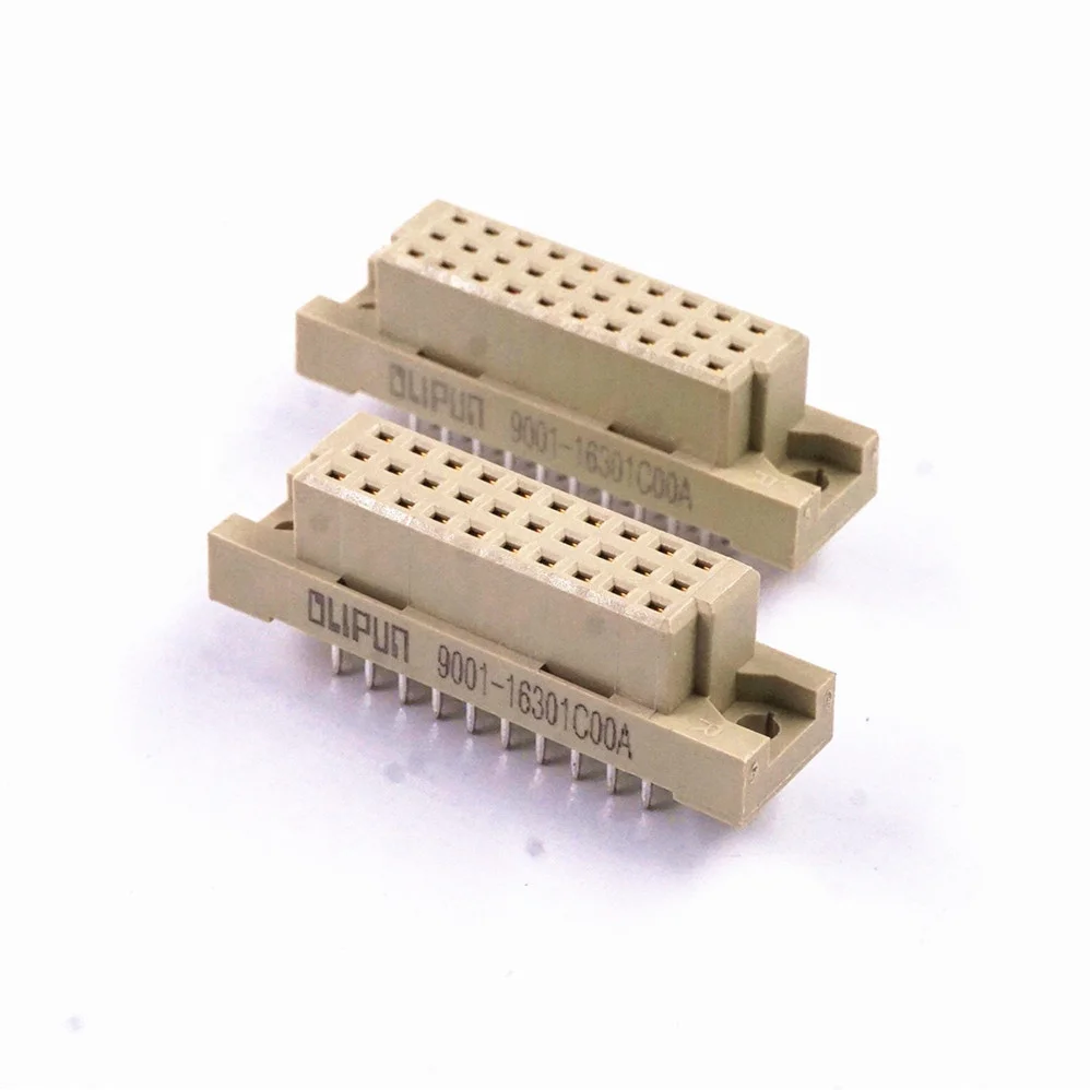 30 позиций объединительная панель Разъем DIN 41612 Din Женский розетки розетка прямой PCB 3x10 30 Pin шаг 2,54 мм