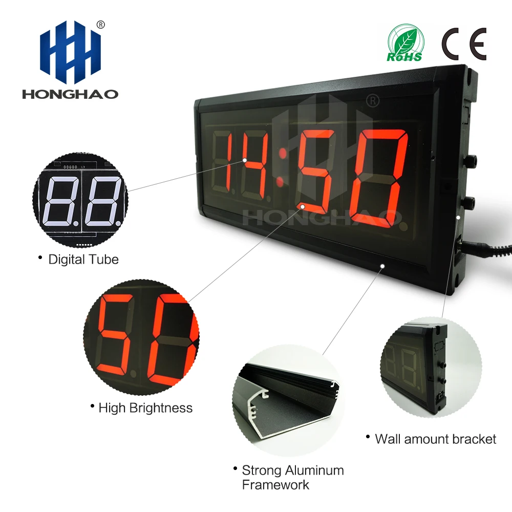 Hangzhou Manufacture Wholesale Portable 3 Inch 4 Digit Interval Crossfit Mini Timer