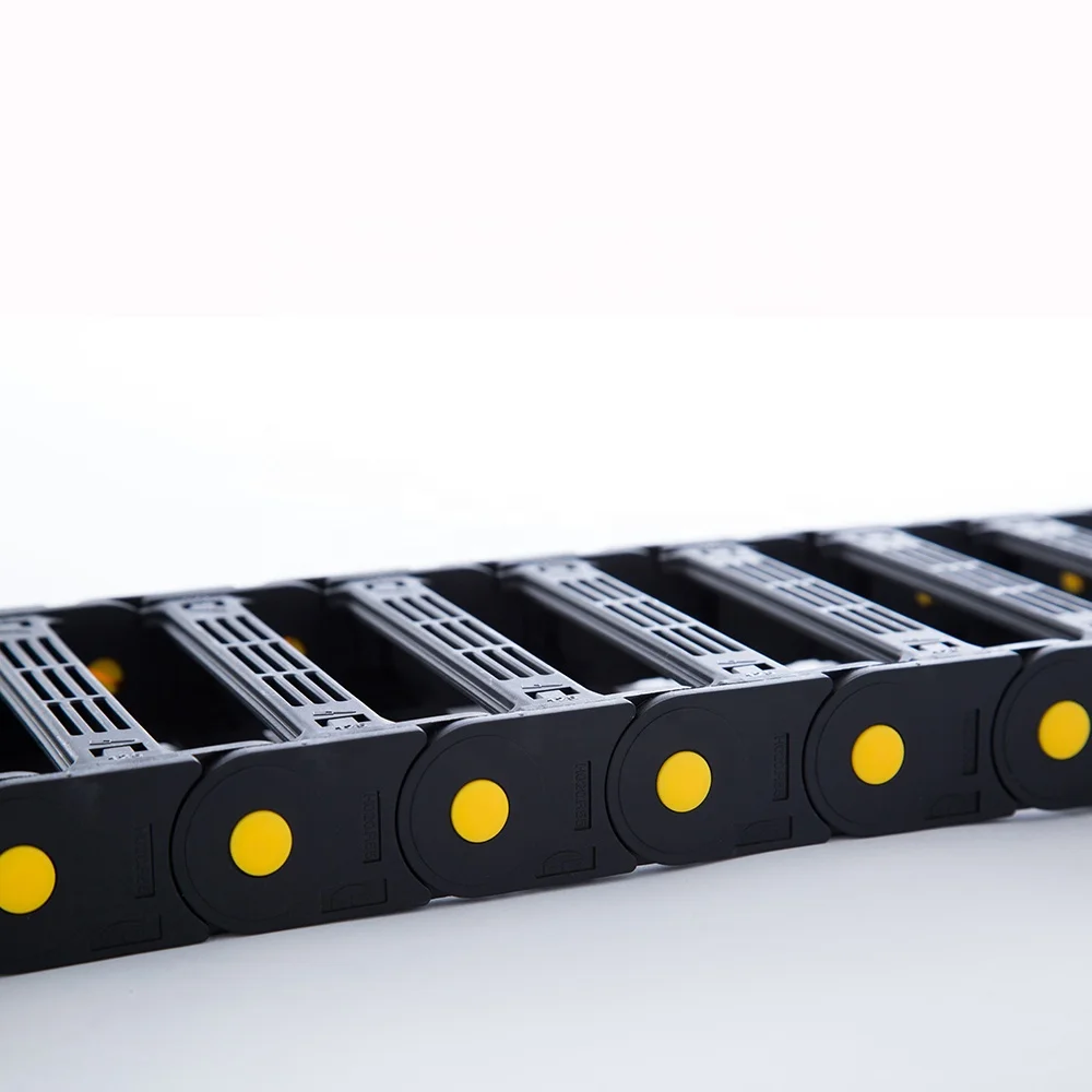 various size plastic cableveyor Cable carrier chain supplier CNC parts cable bearer