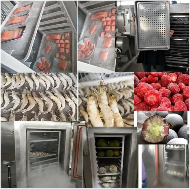 Быстрозамораживающий охладитель для мяса из нержавеющей стали с жидким азотом Морозильный шкаф