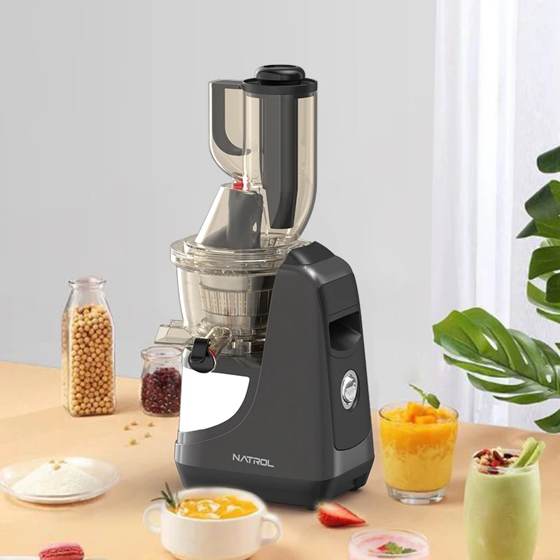Simple installation wide feed chute household use easy clean multi-purpose electric pomegranate fresh big mouth slow juicer