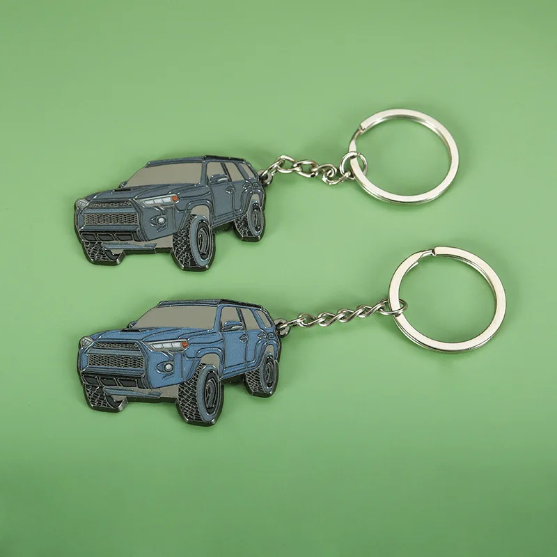 Personalized metal crafts custom logo car pin badge soft enamel lapel pins keychain