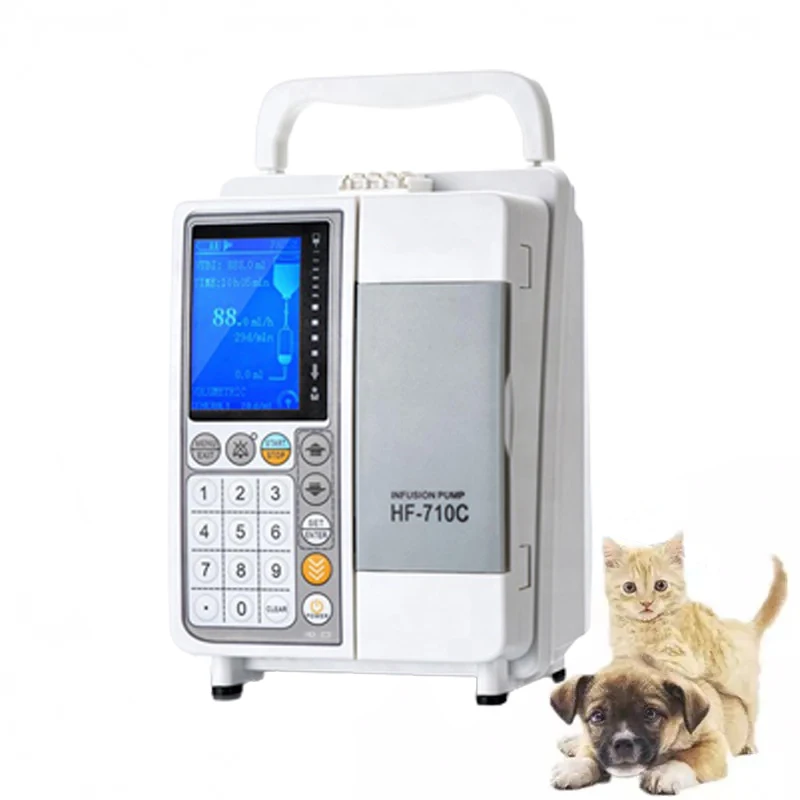 Small size veterinary medical syringe infusion pump for vet clinic