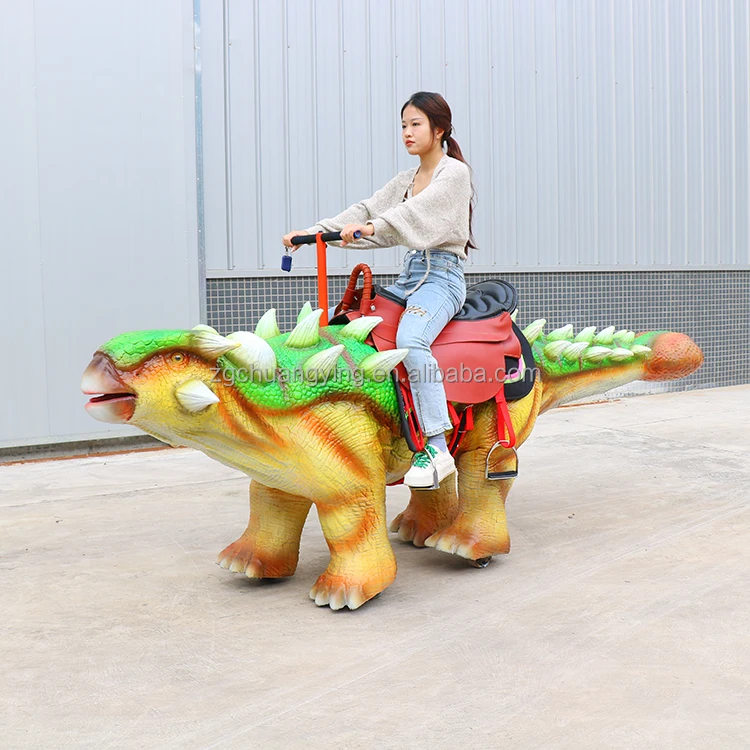 Life Size Walking dinosaur Rides Amusement Park Dinosaurios Mintables Rideable