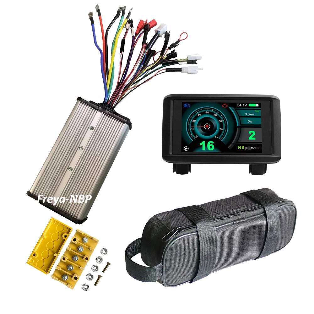 MTX39 rim 26/27.5/29inch 72V3000W 135mm electric bike bicycle hub motor conversion kit 80A sine wave controller UKC1 new screen