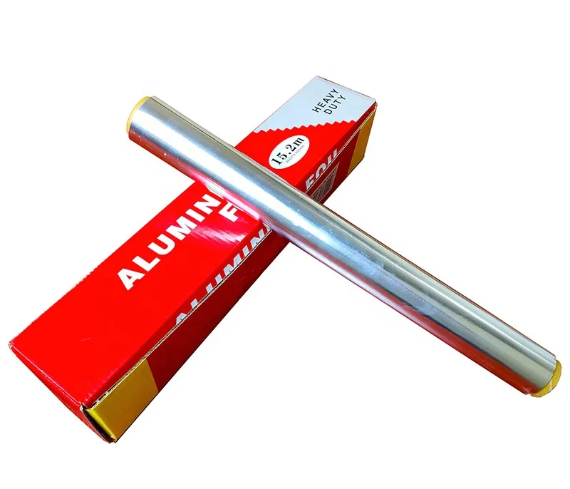 250mmx15m household aluminium foil rolls food packaging small for kitchen alu foil