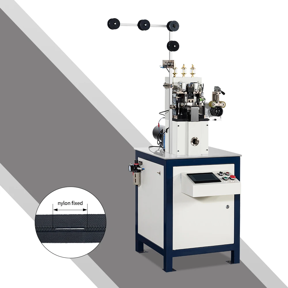 Fully Automatic Remove Tooth Setting Machine Touch Screen CNC Gapping Zipper Machine Suitable For Nylon Plastic Metal Zipper