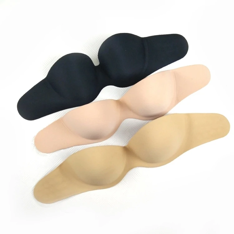 Girls Underwear One Piece Strapless Invisible Self Adhesive sponge Bra