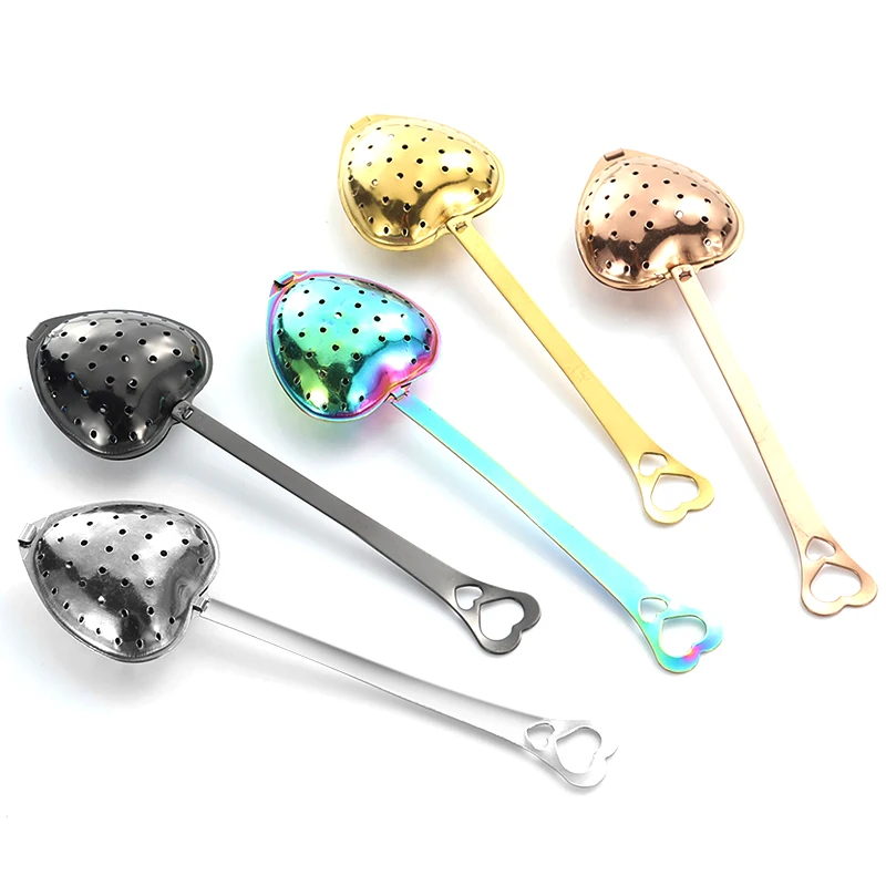 tea Pot Shape Stainless Steel Tea Infuser Strainer With Handle For Loose Tea Infuser With Handle