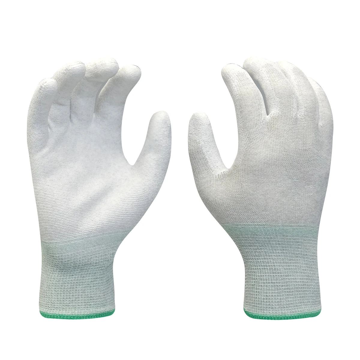 Best Sales White PU Palm Top Fit Gloves Polyurethane Dipped Gloves Industrial Construction Hand Protection Work Safety