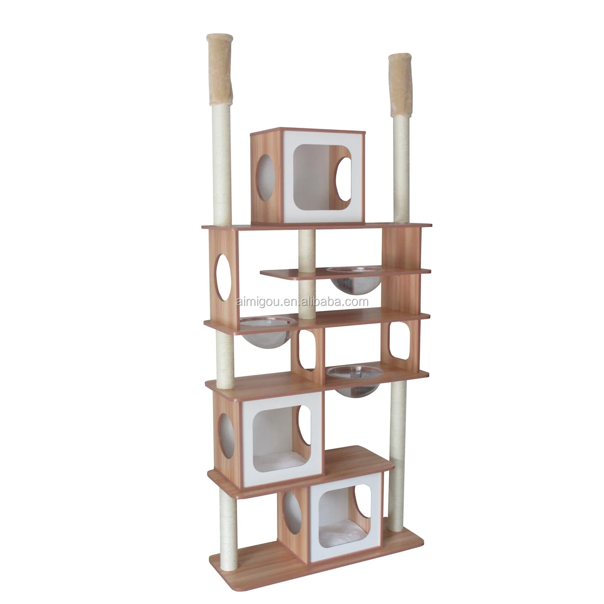 diy banana leaf purple custom  cactus  gothic cat tree coffin cat bed and spooky pet toy cat tree and tower