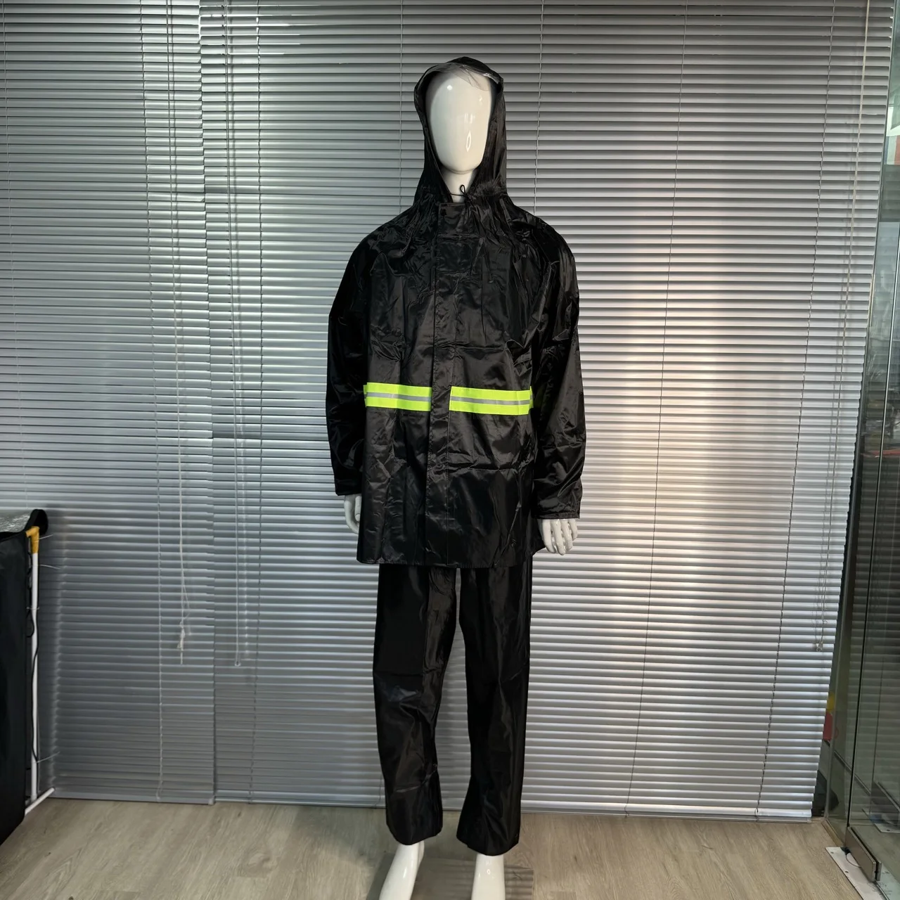 Factory Price Waterproof Oxford Cloth Adults Split Raincoat Suit Work Raincoat with Pants
