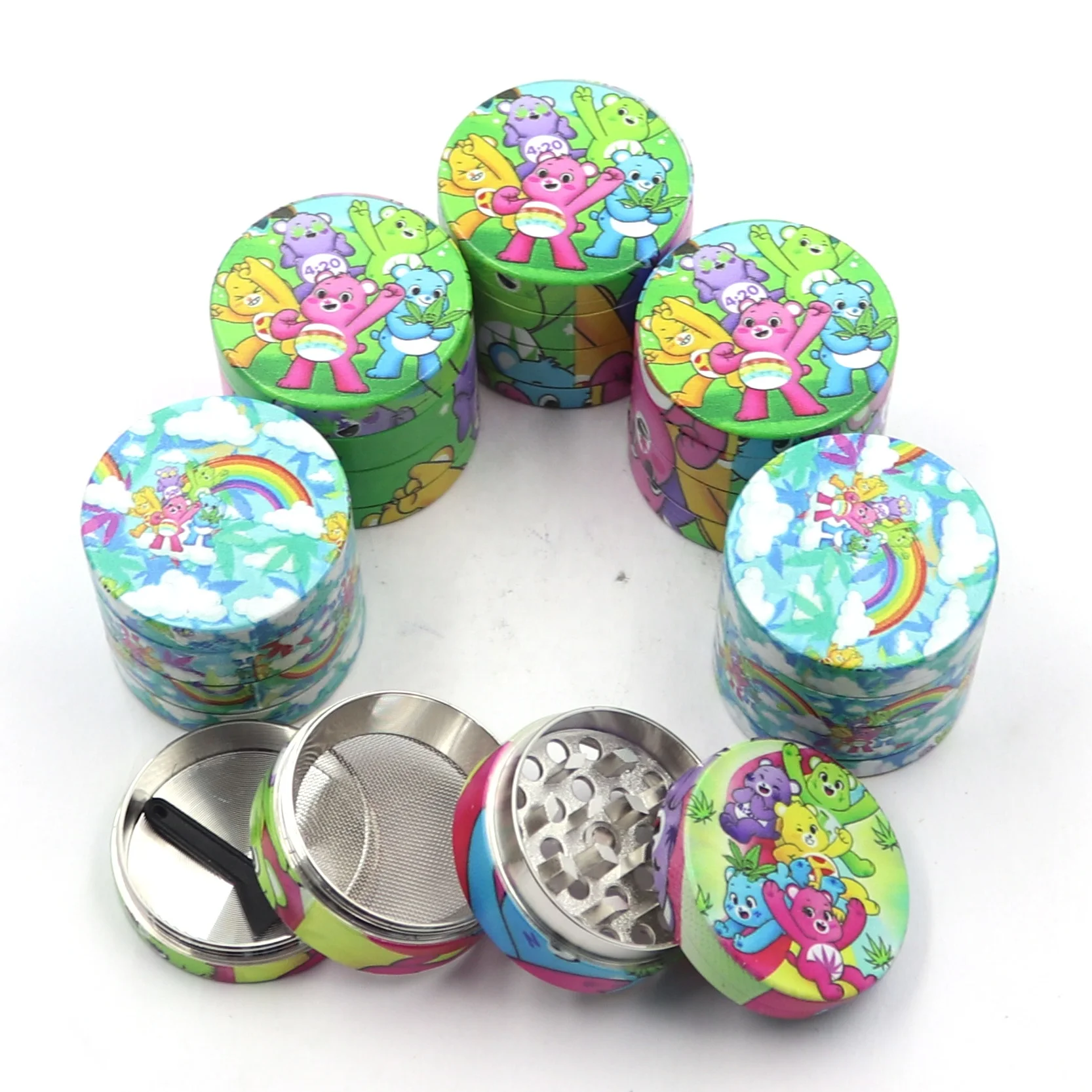 Portable custom Zinc alloy herb Grinder