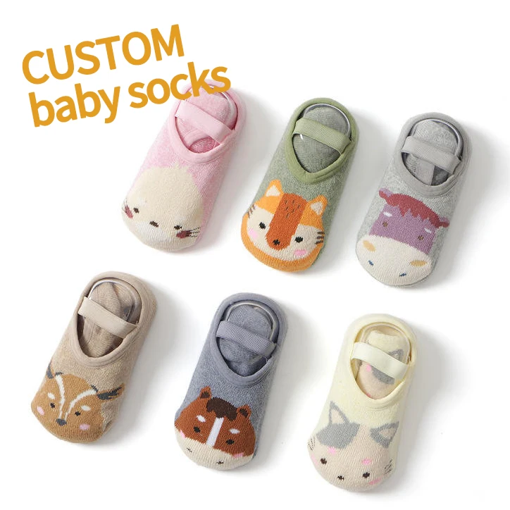 Wholesale custom trendy excellent quality breathable baby socks organic cotton