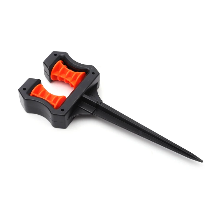 Пластиковый фиксированный держатель для садовой водопроводной трубы с шипами