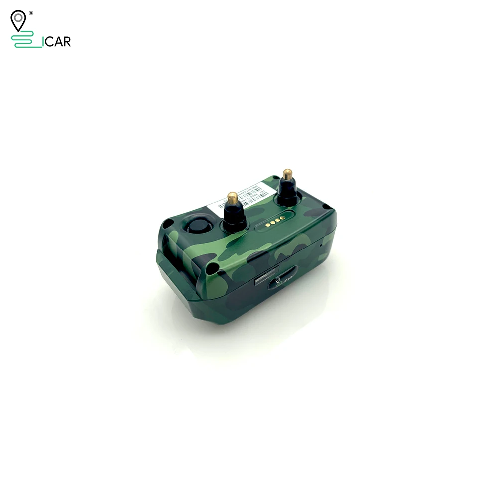 ICAR Dog GPS Tracker Waterproof 2000mah Electronic Collar with E-shock Function for Medium Large Dog Outdoor Hunting Locator