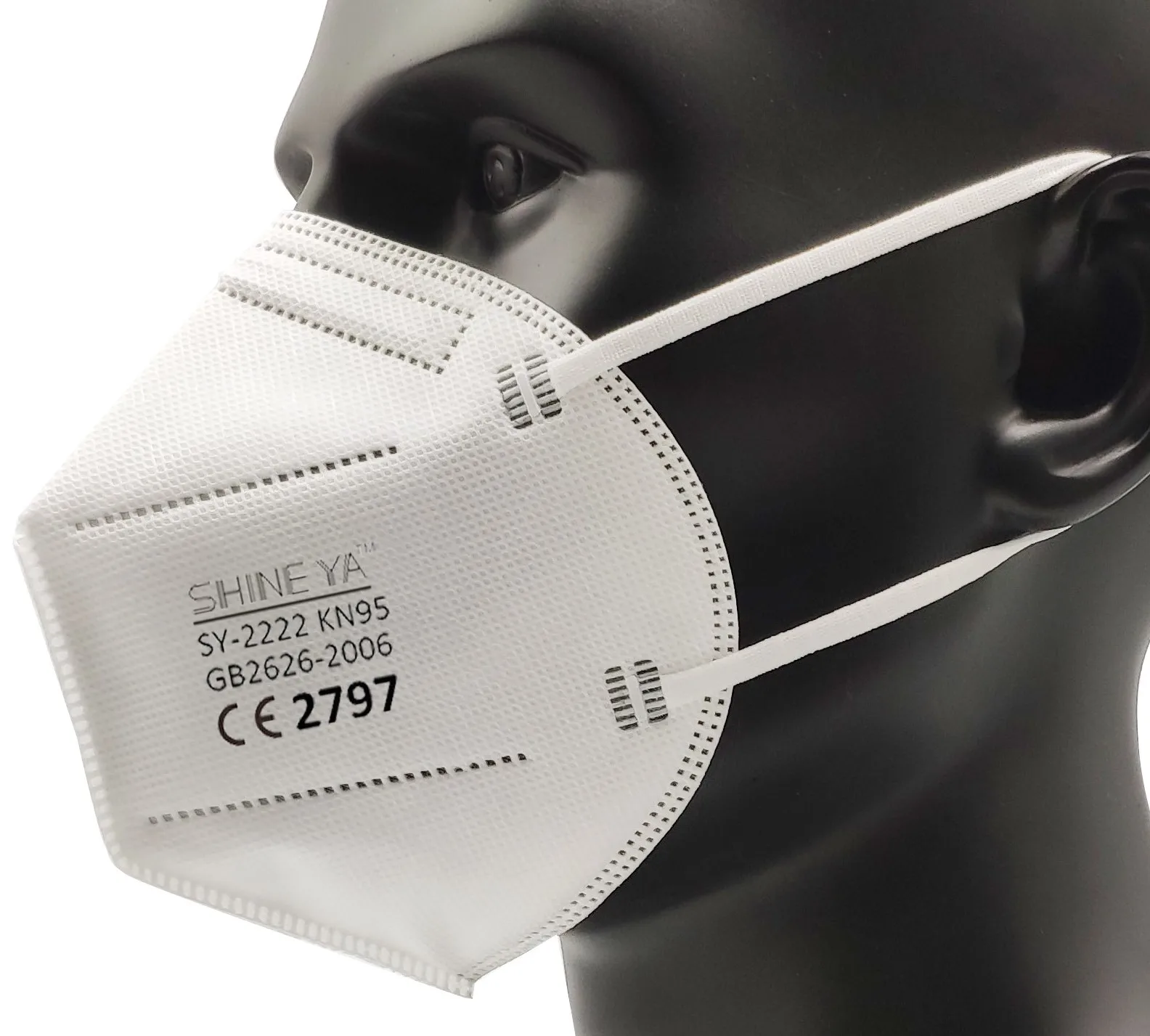 
EU Whitelist CE22797 3D Folding Kn 95 Kn95 Kn-95 GB2626-2006 Anti Dust PM2.5 Mouth Respirator Facemask Face Mask 