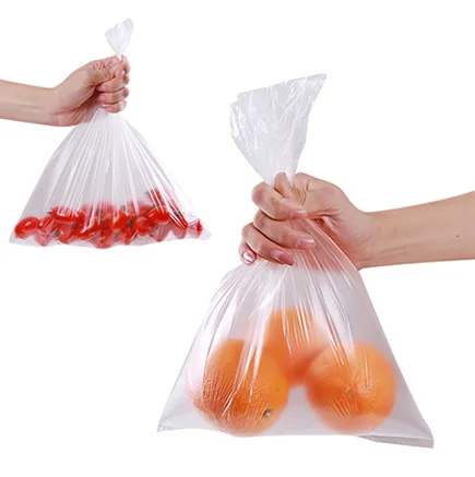 Eco-friendly clear compostable fruit fresh food meat packaging bag