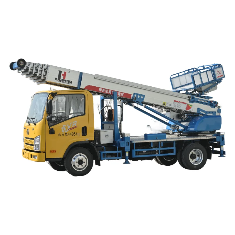 Jiuhe 32m Telescopic House Moving Ladder Lift Truck Ladder Handing Truck Ladder Elevator Truck