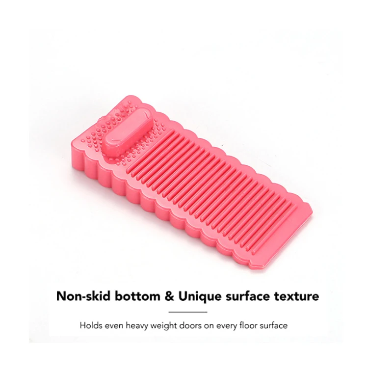 Factory Wholesale Children Kids Safety Heavy Duty Rubber Door Wedge Bumpers Rubber Door Draft Door Stopper
