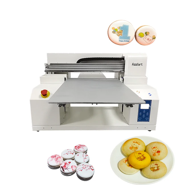 A2 flatbed food printer with new research and development design realize customization of food