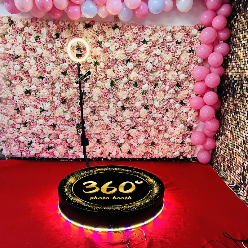 Portable selfie 360 spinner degree platform business photobooth camera video booth 360 photo booth machine