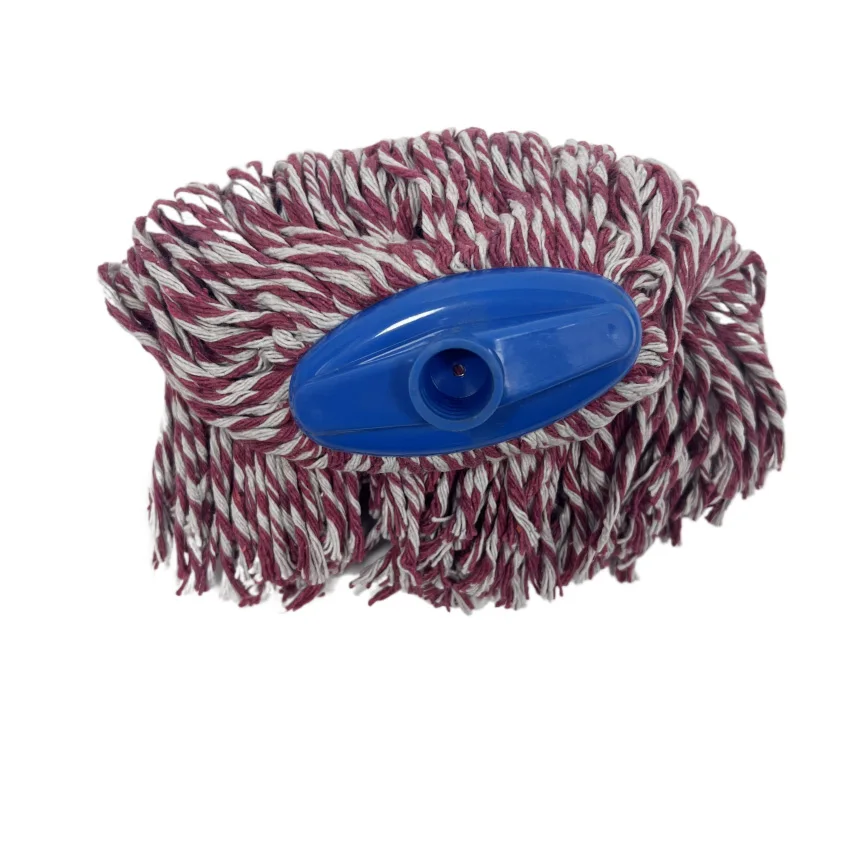 Factory Direct Wet Cotton Yarn Mop Head Replacement Commercial Daily Cleaning Twist Mop for Daily Cleaning