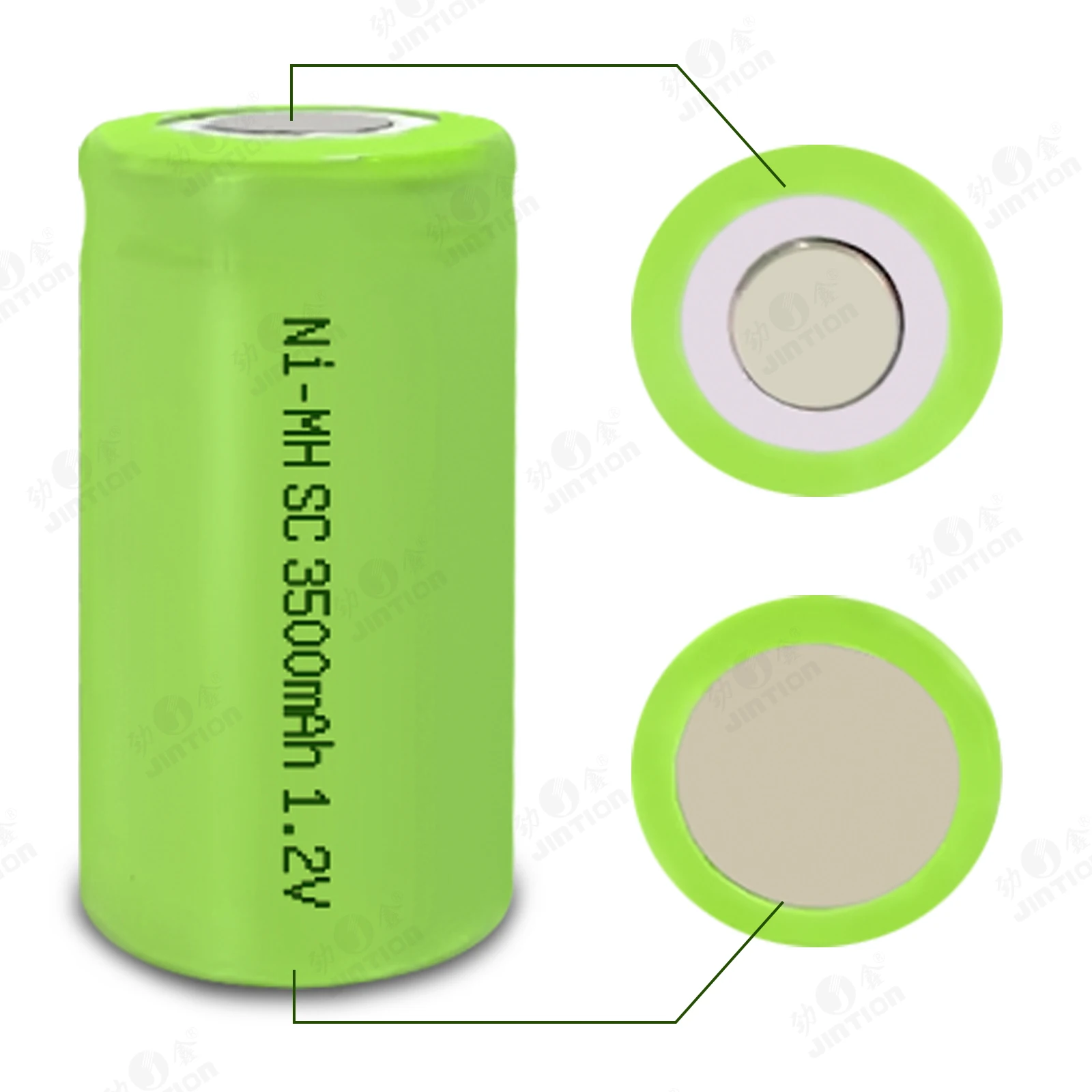 JINTION NIMH SC 3500MAH 1.2V nimh rechargeable battery