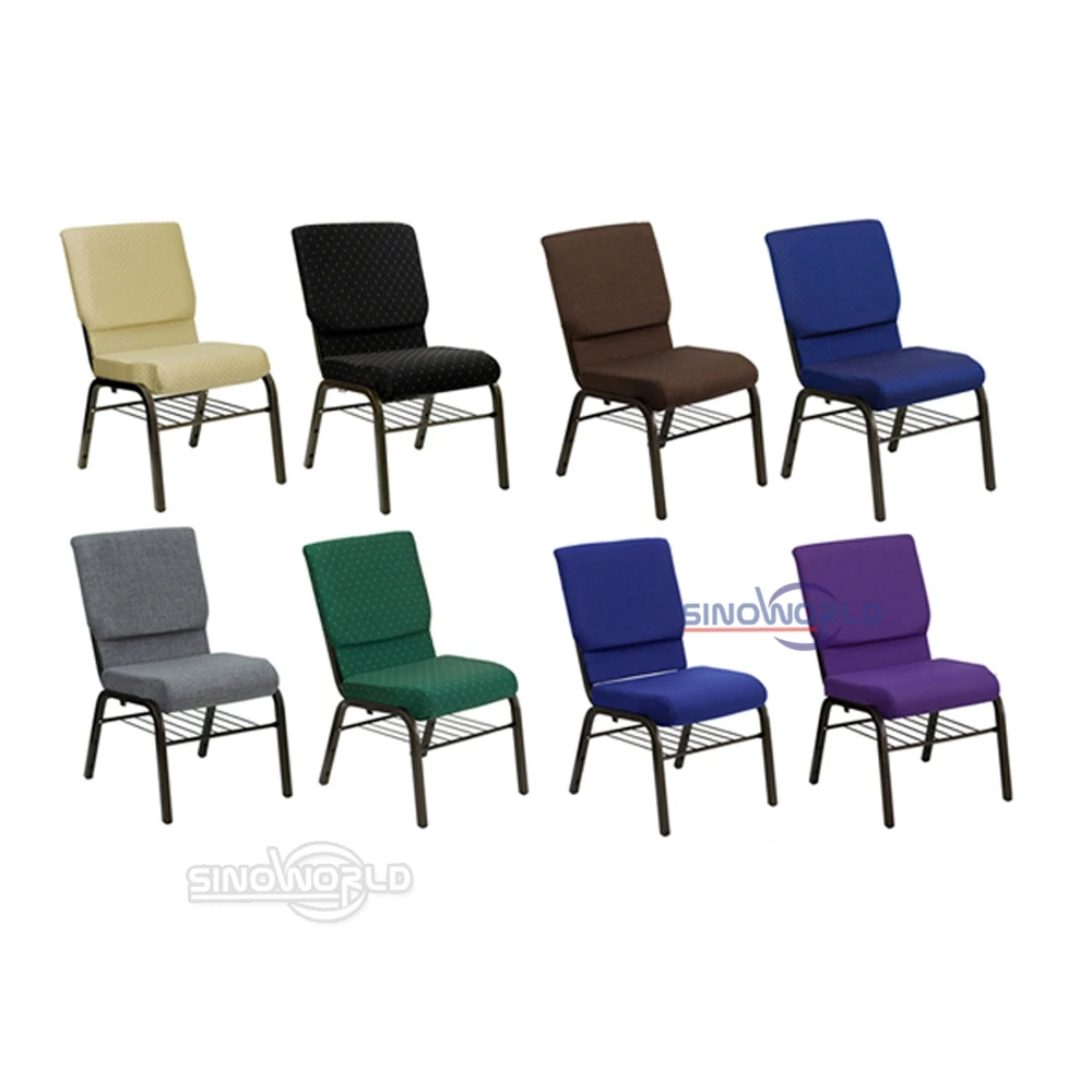 Wholesale Cheap Interlocking Padded Metal Church Chair, Theater Chair, Church Seating For Sale