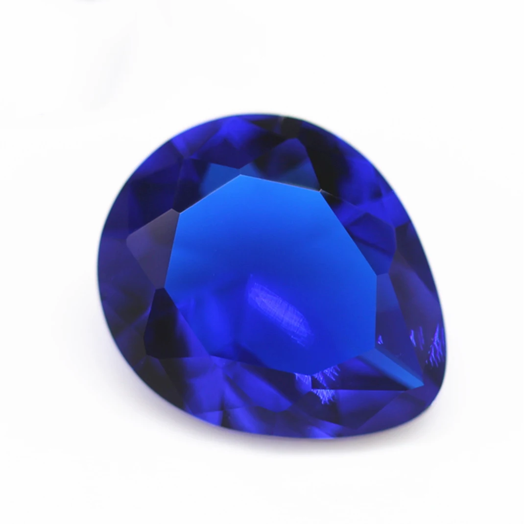 Mwin Wholesale All Kinds Of Colors And Shapes K9 Crystal Glass Special Shiny Blue Crystal Jewelry Gemstones and Crystal Stone