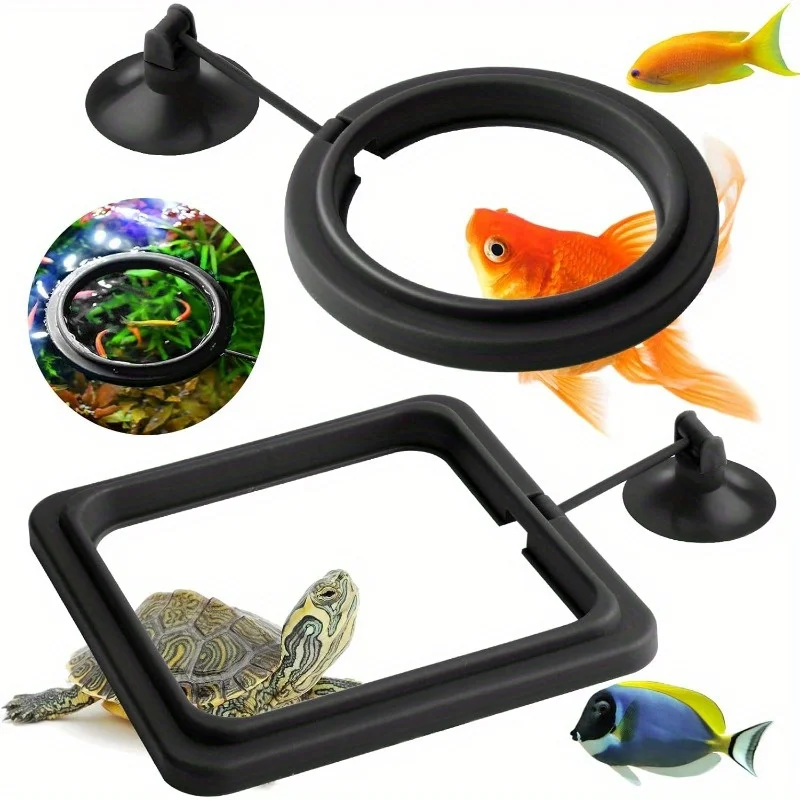 Fish Turtle Feeding Ring Aquarium Tank Food Feeder Circle For Guppy Bettas Goldfish Turtle Aquariums & Accessories