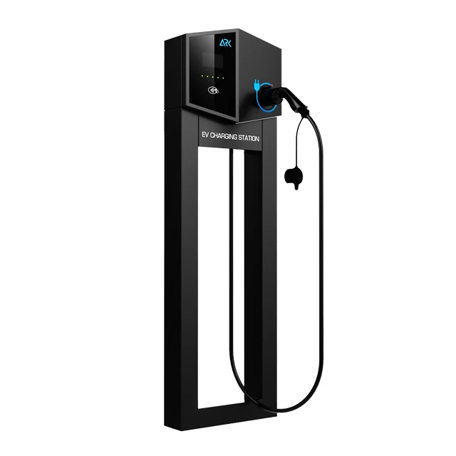 OCPP 22 кВт Уровень 2 AC EV Автомобильная зарядная станция с зарядным устройством IEC