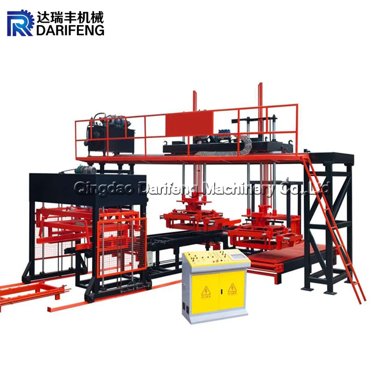 Factory fully bricks making machine block cuber machine Automatic concrete block stacking machine brick palletizer