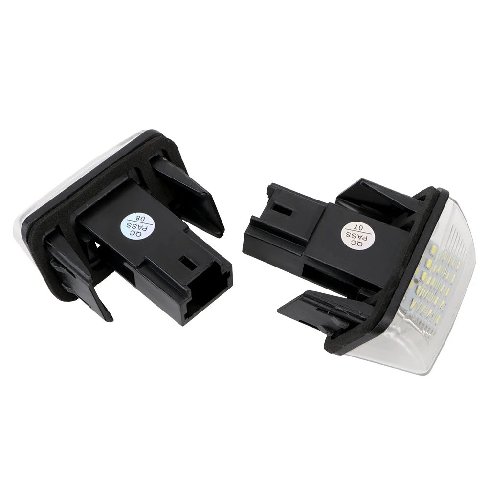 1 Pair LED License Number Plate Light For Peugeot 206 207 306 307 308 5008 For Citroen C3 C4 C5 Berlingo Saxo Xsara Picasso