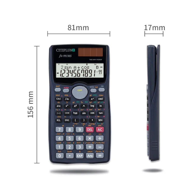 Пользовательский логотип научный калькулятор FX-100MS инженерия индивидуальный студент вычислить