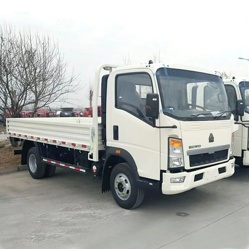 China Sinotruk 4 Ton 9 Ton Mini Cargo Box Tipper 4x2 6x4 Small Cargo Trucks For Sale