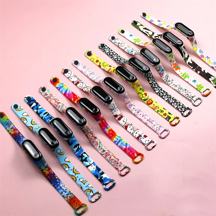 Wholesale New M3 Color Printing Cartoon Bracelet  Students  Children Touch Waterproof Led Watch