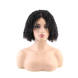 Bliss 4x4 Short Brazilian Lace Front Kinky Deep Curl Bob Wigs Brazilian Kinky Curly Human Hair Lace Closure Wigs For Black Women