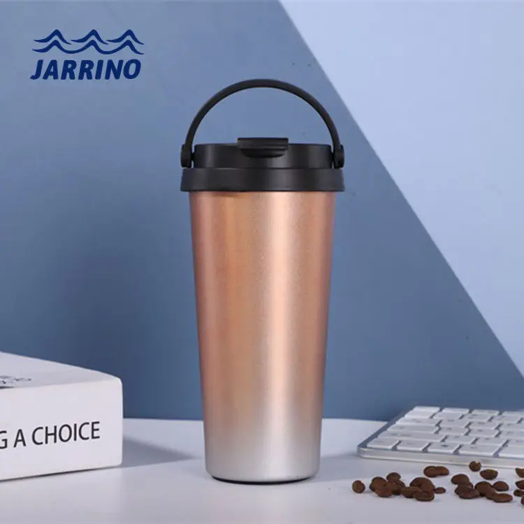 Many Colors Available High Capacity Cups Termicos Double-layer Custom Stainless Steel Coffee Mug