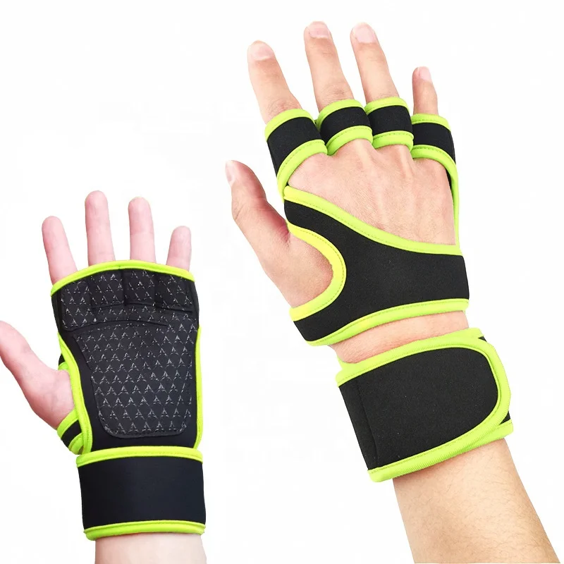 Low MOQ Upgrade anti-Slip Neoprene Half Finger Outdoor Sports Workout Bike Bicycle Cycling Gym Fitness Gloves