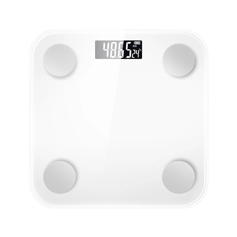 Customizable AAA battery edition portable smart bathroom weight and body fat scale
