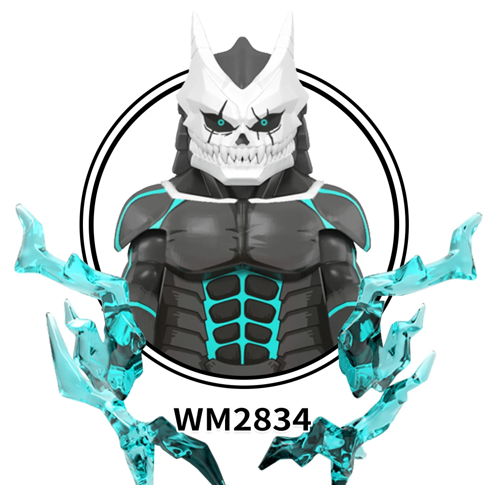 WM6134 Kaiju № 8 известные Японские Аниме-кирпичи развивающая модель сборка конструктор подарок для детей мини-игрушки Juguetes