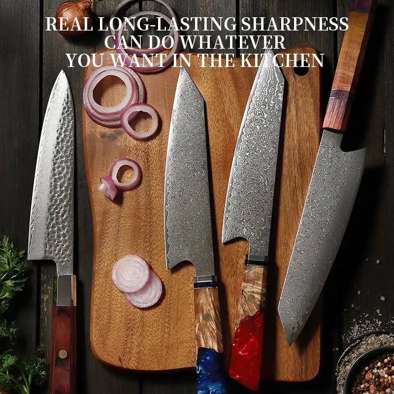 Custom amazon hot selling 2023 New Arrival Products 8 Inch Oem Knives Vg10 Handmade Japanese Damascus Kitchen Cook Knife