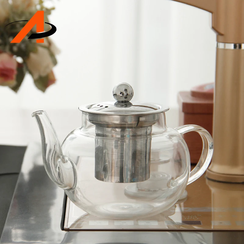 500ml Induction Cooker Use Electric Tea Kettle Pyrex Glass Kettle Glassware Clear Water Kettle
