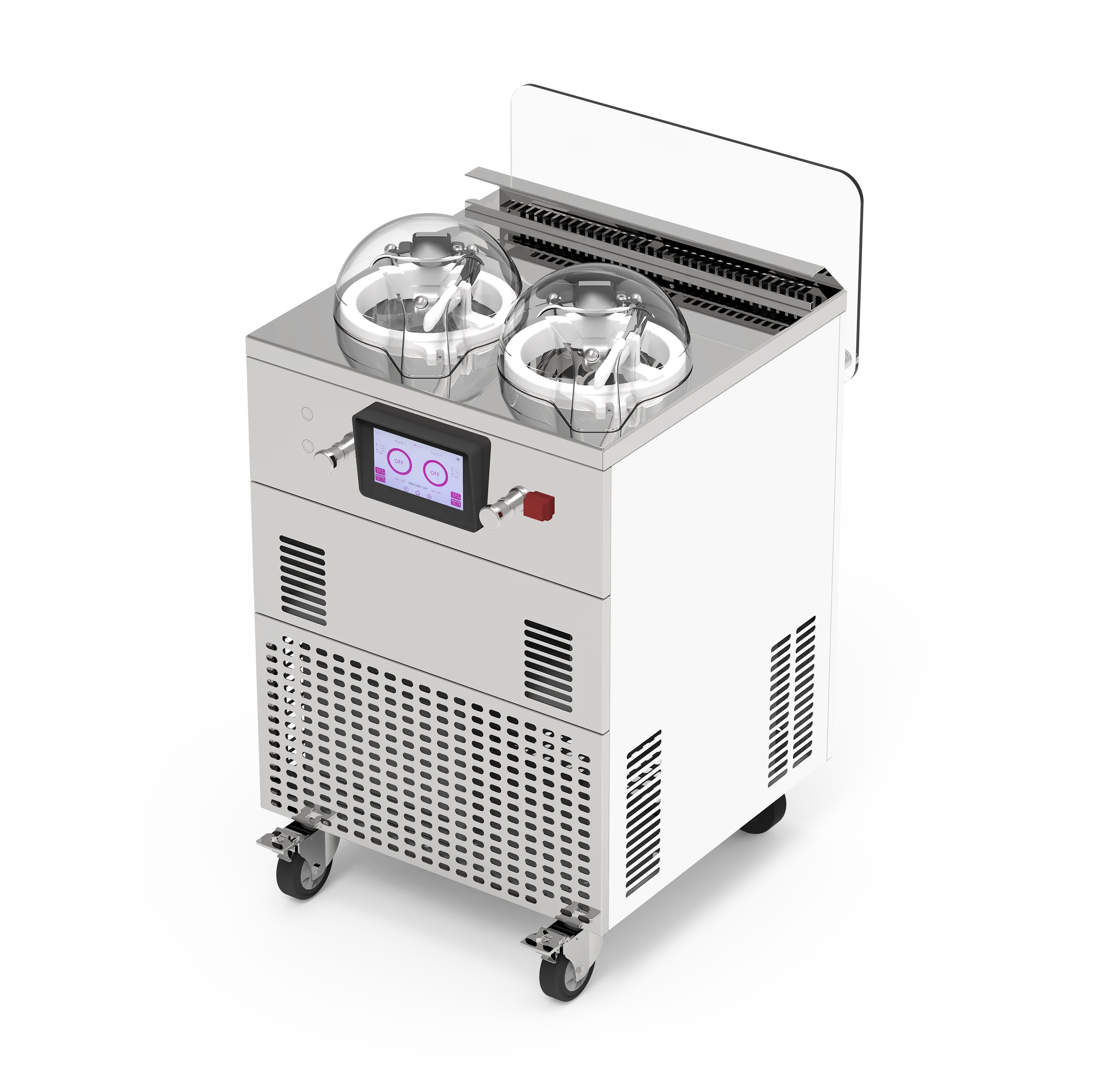 2 tubs commercial hard ice cream gelato machine Good quality low price NSF CE certificated limited budget but quality standards.
